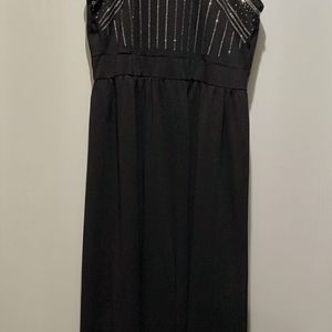 Formal black w rhinestone jumper